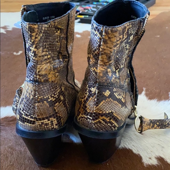 🔥 Trendy &other stories snakeskin python bootie - Picture 5 of 11